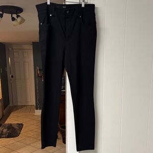 Black skinny dress slacks